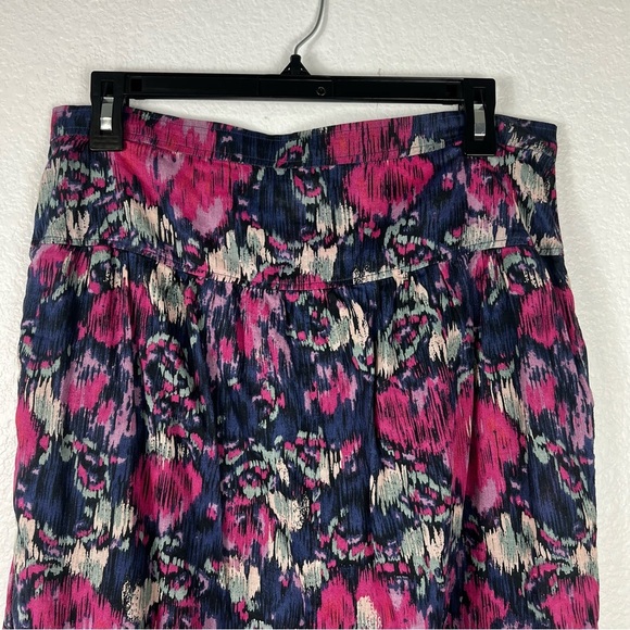 Isabel Marant Monya Printed Cotton Skirt Faded Night size M - Picture 6 of 8